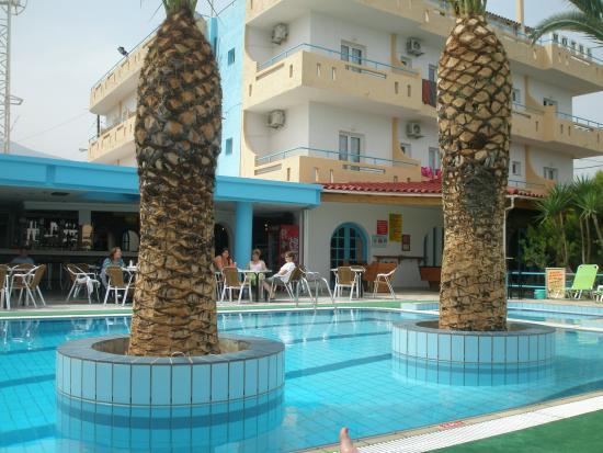 Nikos Hotel มาเลีย ภายนอก รูปภาพ
